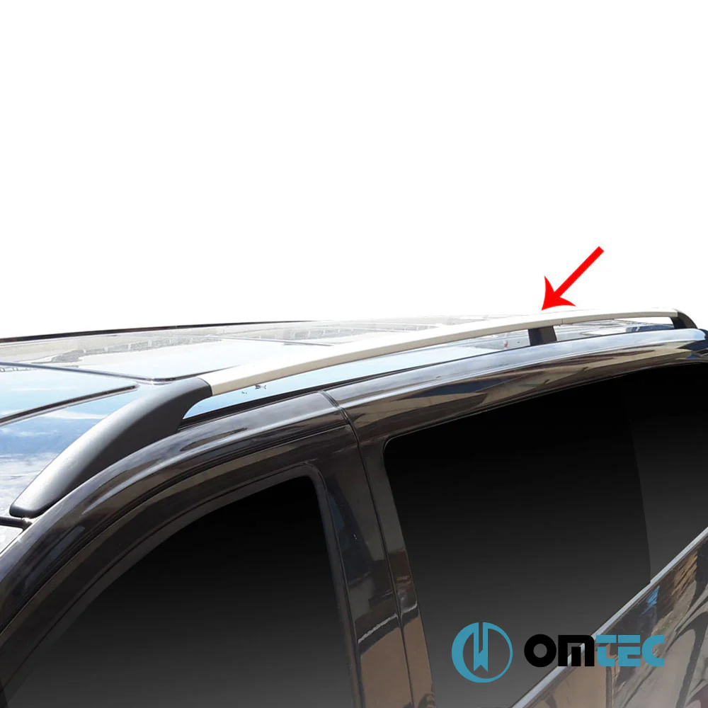 Εικόνα 2 από 5 — ΜΠΑΡΕΣ ΟΡΟΦΗΣ ΓΙΑ MERCEDES VITO / VIANO W639/W447 2003+ ΠΑΡΑΛΛΗΛΕΣ ΑΛΟΥΜΙΝΙΟΥ L1 ΑΣΗΜΙ OMTEC – 2 τεμ.