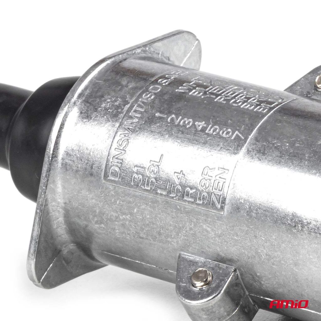 Εικόνα 5 από 5 — Amio – Πρίζα Κοτσαδόρου 24V 7PIN Type N Αλουμινίου Heavy Duty για Ασφαλή Σύνδεση & Καθημερινή Χρήση – 1 Τεμ. (04790/AM)