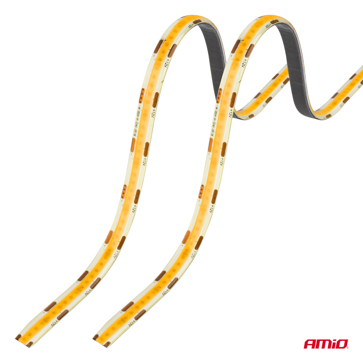 Εικόνα 5 από 9 — Amio – Ταινία LED COB 12V Πορτοκαλί 2x30cm Flexible για Εντυπωσιακό Εσωτερικό Φωτισμό & Easy Install – Σετ 2 Τεμ. (04572/AM)