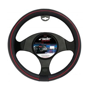 ΚΑΛΥΜΜΑ ΤΙΜΟΝΙΟΥ SPEED ΜΑΥΡΟ ΜΕ ΚΟΚΚΙΝΗ ΡΙΓΑ 37-39cm