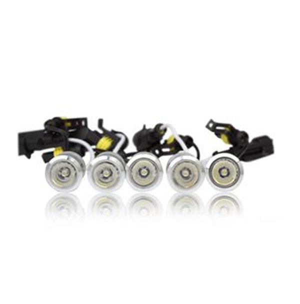 Εικόνα 1 από 1 — Πρόσθετο DAYLINE  Διεθνή 10LED (2  σειρές X5 LED) HP 12V Ασημί χωρίς πλαίσιο