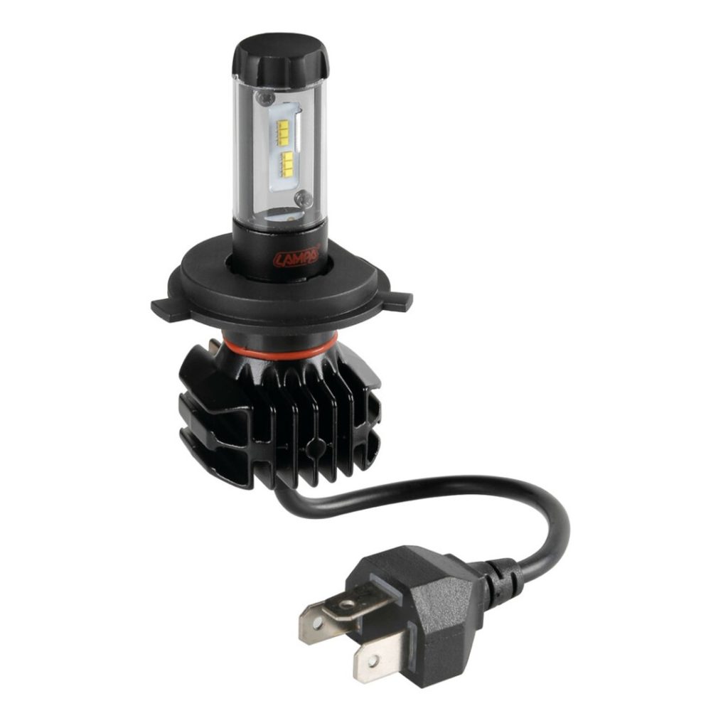 Εικόνα 1 από 4 — H4 9-32V 3000-10.000K 2.250lm 25W P43t HALO LED PRO-BIKE 1 12LED ZES 1ΤΕΜ. LED KIT