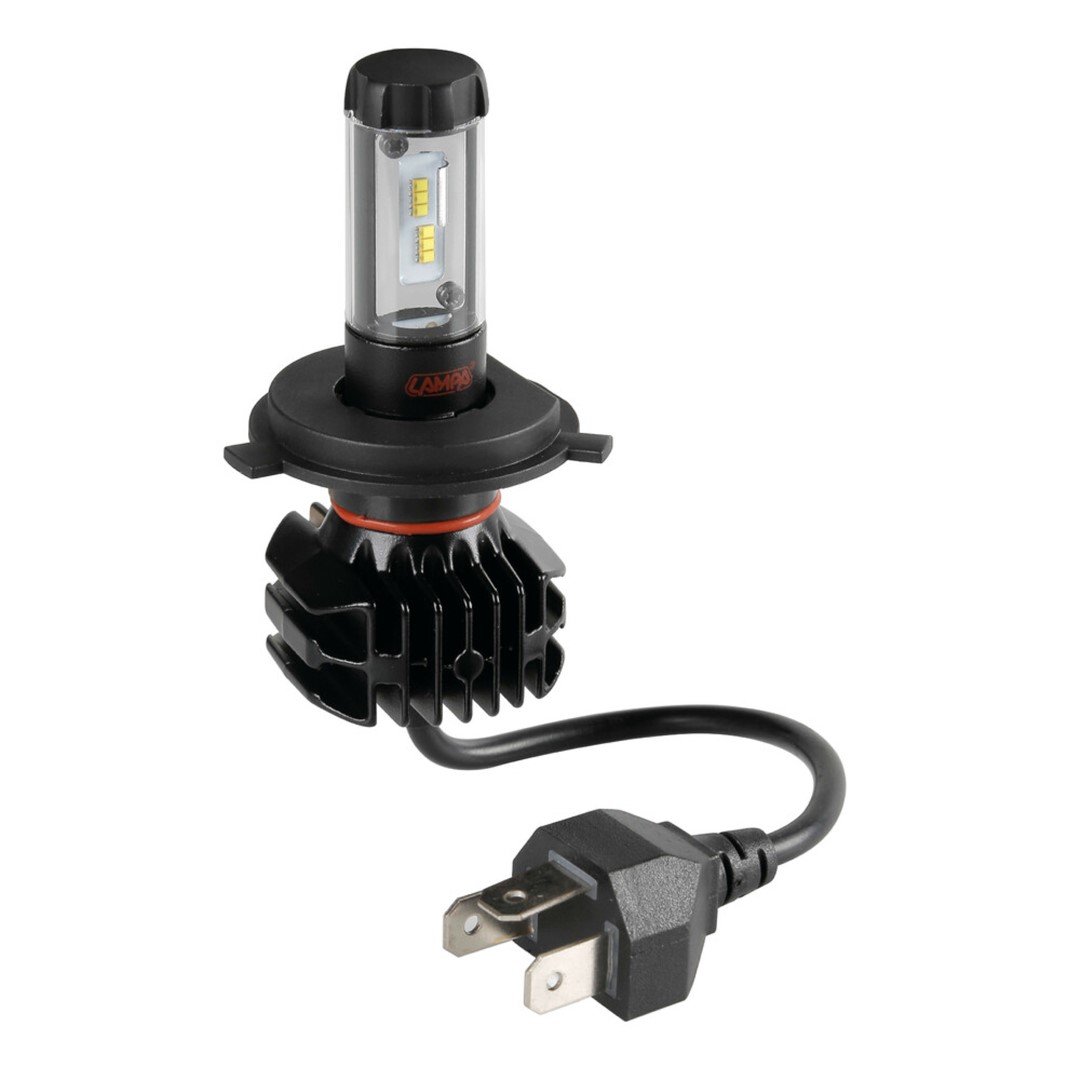 Εικόνα 1 από 4 — H4 9-32V 3000-10.000K 2.250lm 25W P43t HALO LED PRO-BIKE 1 12LED ZES 1ΤΕΜ. LED KIT