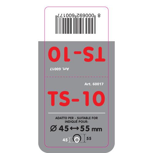 Εικόνα 3 από 4 — ΑΚΡΟ ΕΞΑΤΜΙΣΗΣ TS-10 45-55mm – ΤΕΤΡΑΓΩΝΟ