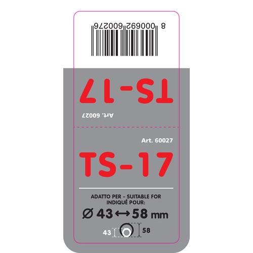 Εικόνα 3 από 4 — ΑΚΡΟ ΕΞΑΤΜΙΣΗΣ TS-17 L 43-58mm – ΚΟΦΤΟ
