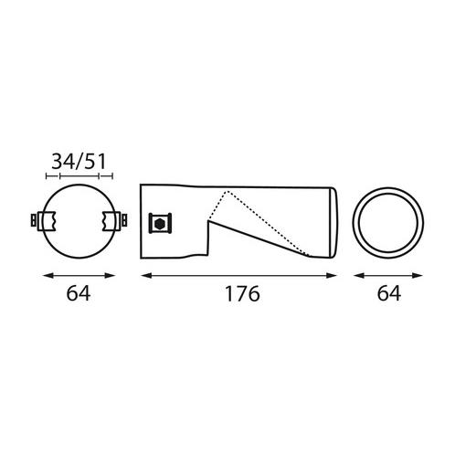 Εικόνα 5 από 6 — ΑΚΡΟ ΕΞΑΤΜΙΣΗΣ TS-69 36-63mm ΚΟΜΜΕΝΟ