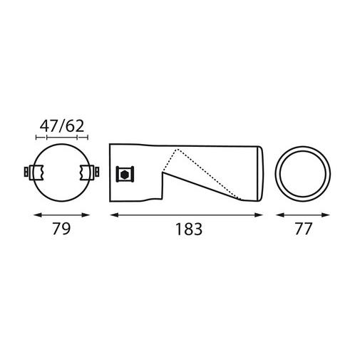 Εικόνα 5 από 6 — ΑΚΡΟ ΕΞΑΤΜΙΣΗΣ TS-71 50-76mm ΚΟΜΜΕΝΟ