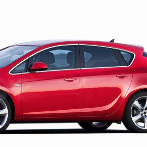 TRIM ΠΑΡΑΘΥΡΩΝ ΑΥΤΟΚΟΛΛΗΤΑ ΧΡΩΜΙΟΥ 12ΤΕΜ. ΓΙΑ OPEL ASTRA J 5D 2010+