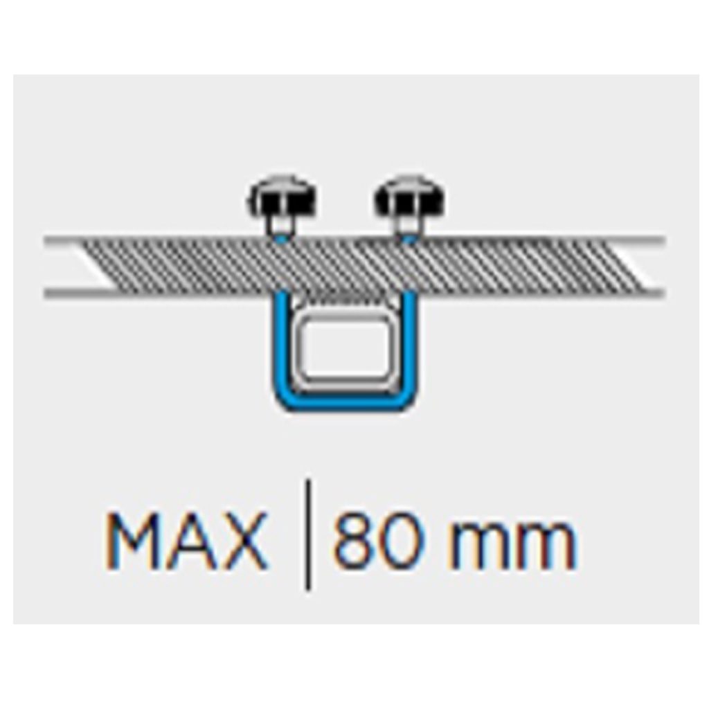 Εικόνα 1 από 3 — U-BOLT ΣΥΣΤΗΜΑ ΔΕΣΗΣ (FITTING SYSTEM) 800mm MARATHON ΜΠΑΓΚΑΖΙΕΡΩΝ ΟΡΟΦΗΣ ΣΕ ΜΠΑΡΕΣ – MENABO