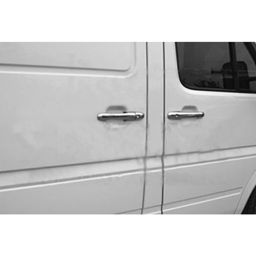 Εικόνα 1 από 3 — ΧΕΡΟΥΛΙΑ ΠΟΡΤΑΣ ΓΙΑ MERCEDES SPRINTER W901 2000-2006  ΧΡΩΜΙΟ ΜΕΤΑΛΛΙΚΑ 4ΤΕΜ.
