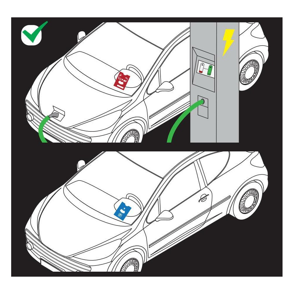 Εικόνα 3 από 4 — ΧΡΟΝΟΜΕΤΡΗΤΗΣ PARKING & ΦΟΡΤΙΣΗΣ ΗΛΕΚΤΡΙΚΟΥ ΟΧΗΜΑΤΟΣ PARK & CHARGE 2in1 (PARKING TIMER) 110x150mm