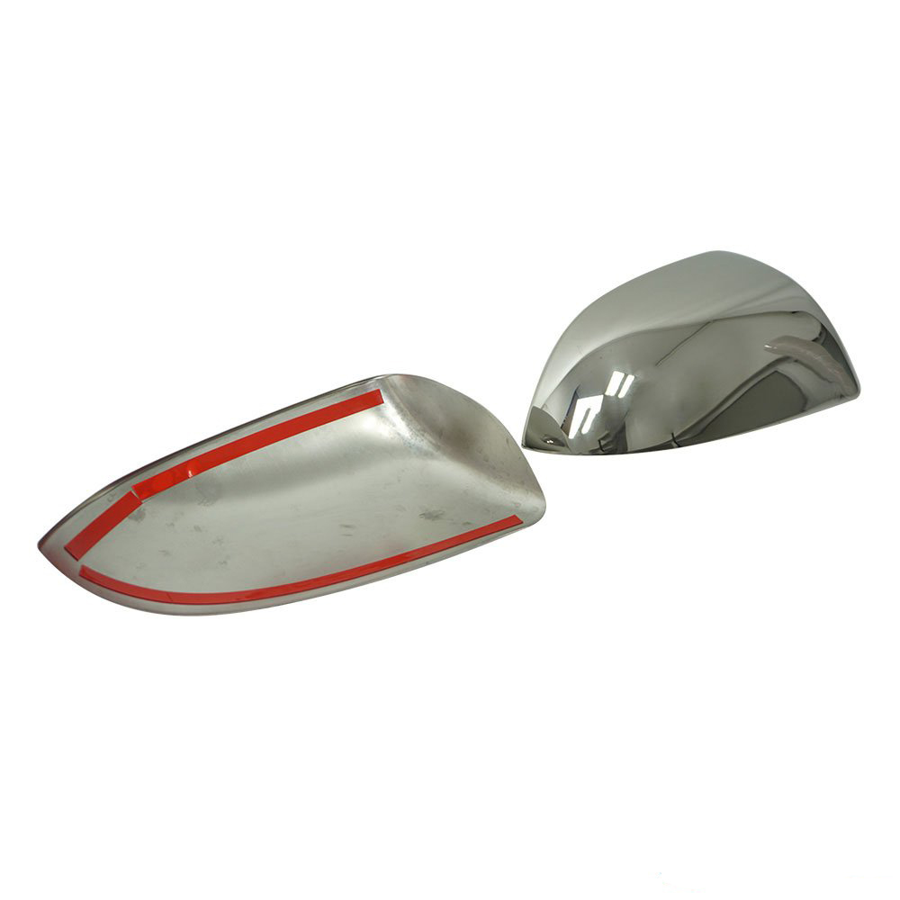 Εικόνα 3 από 3 — ΚΑΠΑΚΙΑ ΚΑΘΡΕΠΤΩΝ ΓΙΑ SKODA OCTAVIA A5 4D / SW 2009-2013 / SKODA SUPERB II SD 2008-2015 ΧΡΩΜΙΟΥ 2 ΤΕΜ. ΜΕΤΑΛΛΙΚΑ