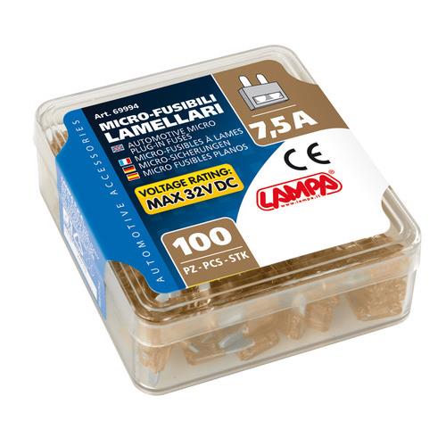 Εικόνα 2 από 2 — ΑΣΦΑΛΕΙΕΣ MICRO 7,5Amp 12/32V ΣΕ ΚΟΥΤΑΚΙ 100ΤΕΜ.