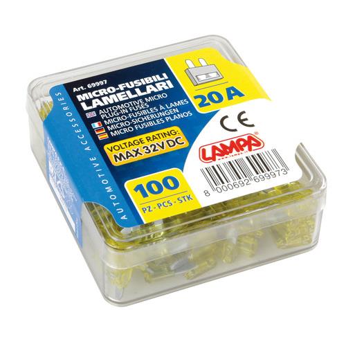 Εικόνα 2 από 2 — ΑΣΦΑΛΕΙΕΣ MICRO 20Amp 12/32V ΣΕ ΚΟΥΤΑΚΙ 100ΤΕΜ.