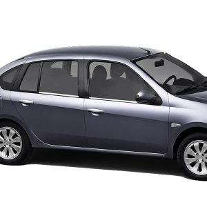 TRIM ΠΑΡΑΘΥΡΩΝ ΑΥΤΟΚΟΛΛΗΤΑ ΧΡΩΜΙΟΥ 4ΤΕΜ. ΓΙΑ RENAULT CLIO SYMBOL 4D 2009-2013