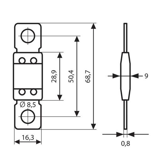 Εικόνα 3 από 4 — ΑΣΦΑΛΕΙΑ ANL MAXI+ 80A 12/32V 1ΤΕΜ.