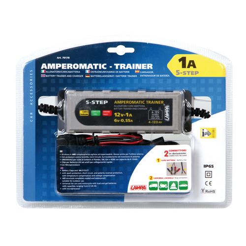 Εικόνα 4 από 4 — ΦΟΡΤΙΣΤΗΣ ΜΠΑΤΑΡΙΑΣ AMPEROMATIC TRAINER – 6/12V 1A