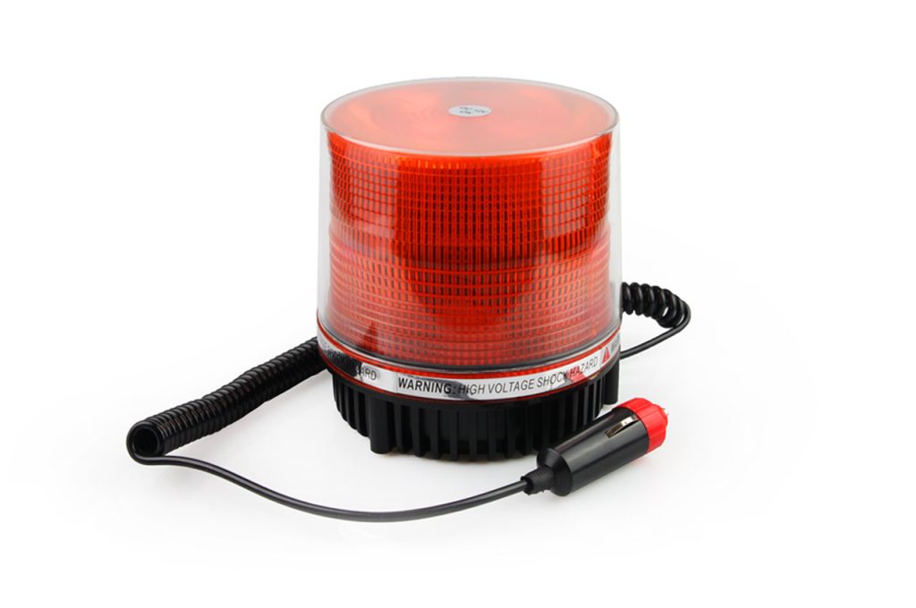 Εικόνα 1 από 3 — Amio Φάρος LED 12V 115x115mm Πορτοκαλί με Μαγνητική Βάση για Οχήματα Οδικής Βοήθειας/Έργων – 1 τεμ. (01276/AM)