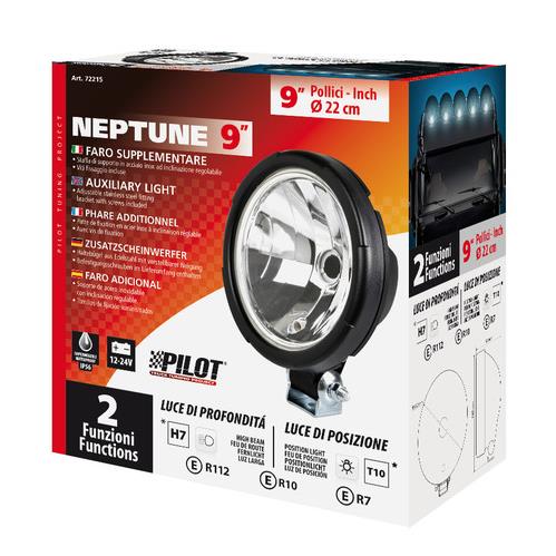 Εικόνα 2 από 5 — ΠΡΟΒΟΛΕΑΣ NEPTUNE 9” 12/24V-H7 ΚΑΡΦΙ ΜΕ T10 W5W ΘΕΣΕΩΣ ΣΤΡΟΓΓΥΛΟΣ 220mm 1ΤΕΜ.