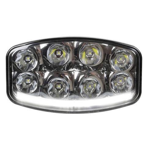 Εικόνα 4 από 8 — ΠΡΟΒΟΛΕΑΣ PLUTON NIX 10-30V 18CREE LED 64W 6500lm ΚΑΡΦΙ ΜΕ NEON ΘΕΣΕΩΣ 245x170x89mm 1ΤΕΜ.