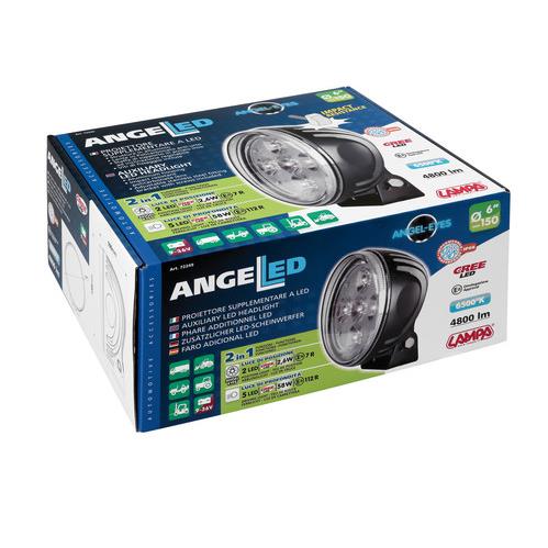 Εικόνα 5 από 6 — ΠΡΟΒΟΛΕΑΣ ANGEL-LED 9-36V 7LED 4.800LM 6.500K 150mm 2 ΛΕΙΤΟΥΡΓΙΩΝ ΑΔΙΑΒΡΟΧΟΣ 1ΤΕΜ.