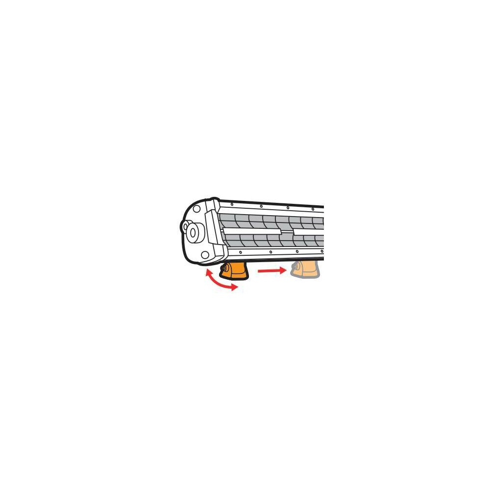Εικόνα 6 από 7 — ΠΡΟΒΟΛΕΑΣ PLUTON 10>30V 72LED 120W 10.800lm 2 ΧΡΗΣΕΩΝ (ΚΑΡΦΙ LED & ΘΕΣΕΩΣ ΠΟΡΤΟΚΑΛΙ) 559x89cm 1ΤΕΜ.