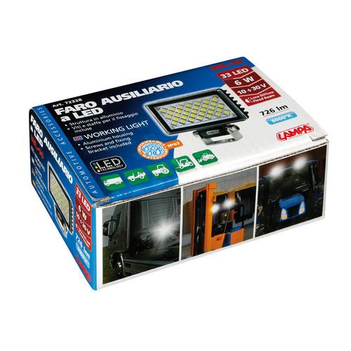 Εικόνα 4 από 4 — ΠΡΟΒΟΛΕΑΣ ΕΡΓΑΣΙΑΣ WL-14 10/30V 33LED 6W 726LM 6.000K ΜΕ ΦΩΣ ΔΙΑΘΛΑΣΗΣ (95x80x25 mm) 1ΤΕΜ.
