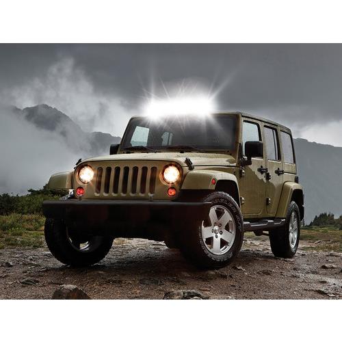 Εικόνα 6 από 8 — ΠΡΟΒΟΛΕΑΣ LIGHT BAR ΚΥΡΤΟΣ  BL-55 8000lm 10/30V 120W 40LED ΚΑΡΦΙ/ΔΙΑΘΛΑΣΗΣ (550x115x89mm) ΜΠΑΡΑ LED -1ΤΕΜ.