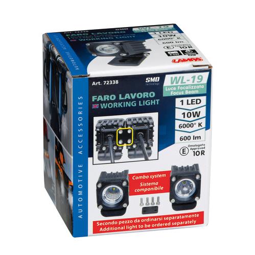 Εικόνα 6 από 8 — ΠΡΟΒΟΛΕΑΣ ΤΕΤΡΑΓΩΝΟΣ WL-19 1LED 10W 600lm 9-32V 36x49x42mm ΦΩΣ ΚΑΡΦΙ 1 ΤΕΜ.