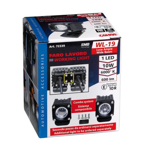 Εικόνα 2 από 5 — ΠΡΟΒΟΛΕΑΣ ΤΕΤΡΑΓΩΝΟΣ WL-19 1LED 10W 600lm 9-32V 36x49x42mm ΦΩΣ ΔΙΑΘΛΑΣΗΣ 1 ΤΕΜ.
