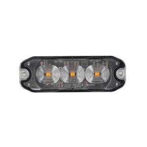 ΣΤΡΟΜΠΟ ΠΟΡΤΟΚΑΛΙ 12/24V 3 LED 4 ΧΡΗΣΕΩΝ ΑΔΙΑΒΡΟΧΟ IP67 (ΠΑΧΟΣ: 7mm) 88x30mm LAMPA - 1 TEM.