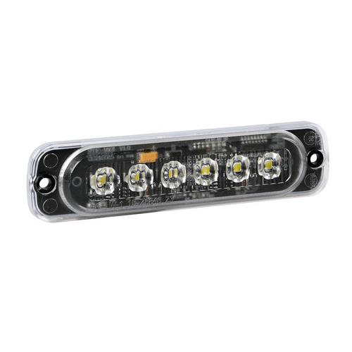 Εικόνα 1 από 4 — ΣΤΡΟΜΠΟ ΠΟΡΤΟΚΑΛΙ LS1 12/24V ΜΕ 6 LED 19 ΧΡΗΣΕΩΝ ΑΔΙΑΒΡΟΧΟ 113x28mm 1ΤΕΜ.