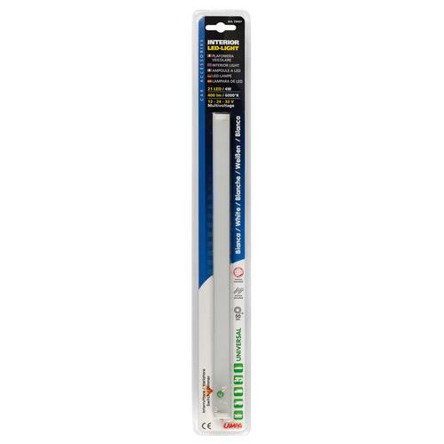 Εικόνα 2 από 5 — ΠΛΑΦΟΝΙΕΡΑ- ΛΑΜΠΑ ΕΣΩΤΕΡΙΚΗ TOUCH 21 LED 4W 6.000K 400lm 12-32V (32,5x2x0,8cm) ΚΑΙ ΚΑΛΩΔΙΟ 50cm – 1ΤΕΜ
