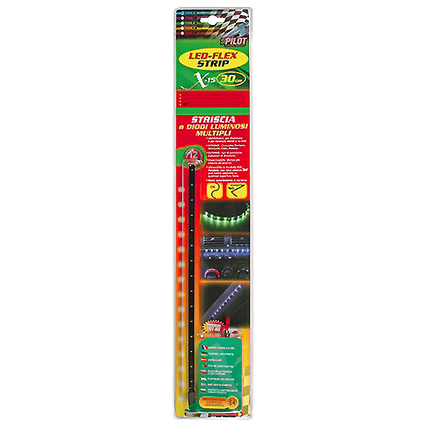 Εικόνα 1 από 2 — ΤΑΙΝΙΑ ΜΕ 15 LED ΕΥΚΑΜΠΤΗ FLEX STRIP 30 CM 12V ΠΡΑΣΙΝΟ 1ΤΕΜ
