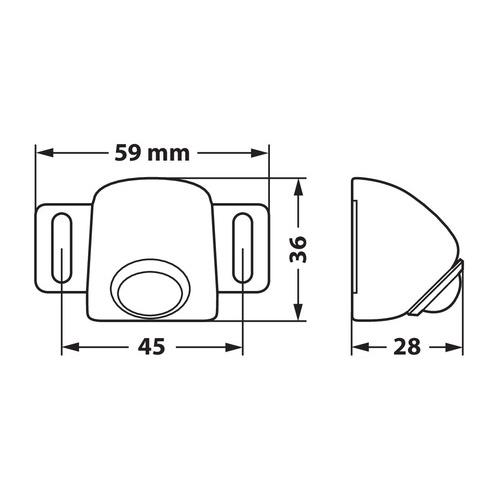 Εικόνα 7 από 7 — ΒΟΗΘΗΤΙΚΟ ΦΩΣ ΟΠΙΣΘΕΝ 12/24V 6LED 4W 500lm 6.000K LED-PROJECTOR 59x36x28mm ΛΕΥΚΟ ΦΩΣ ΑΔΙΑΒΡΟΧΟ