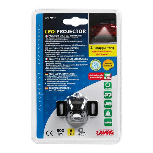 Εικόνα 6 από 7 — ΒΟΗΘΗΤΙΚΟ ΦΩΣ ΟΠΙΣΘΕΝ 12/24V 6LED 4W 500lm 6.000K LED-PROJECTOR 59x36x28mm ΛΕΥΚΟ ΦΩΣ ΑΔΙΑΒΡΟΧΟ