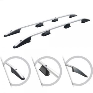 ΜΠΑΡΕΣ ΟΡΟΦΗΣ ΓΙΑ FORD TRANSIT CONNECT / TOURNEO CONNECT / VW CADDY 2021+ ΠΑΡΑΛΛΗΛΕΣ L1 ΑΛΟΥΜΙΝΙΟΥ ΑΣΗΜΙ ΟMTEC - 2 TEMΑΧΙΑ