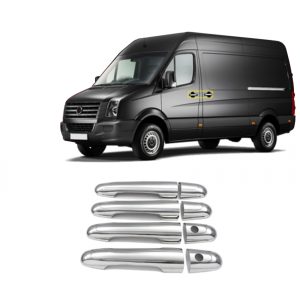 ΧΕΡΟΥΛΙΑ ΠΟΡΤΑΣ ΓΙΑ VW CRAFTER 2006+ ΧΡΩΜΙΟ ΜΕΤΑΛΛΙΚΑ 4ΤΕΜ.