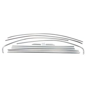 TRIM ΠΑΡΑΘΥΡΩΝ ΑΥΤΟΚΟΛΛΗΤΑ ΧΡΩΜΙΟΥ 12ΤΕΜ. ΓΙΑ VW JETTA 4D 2011+