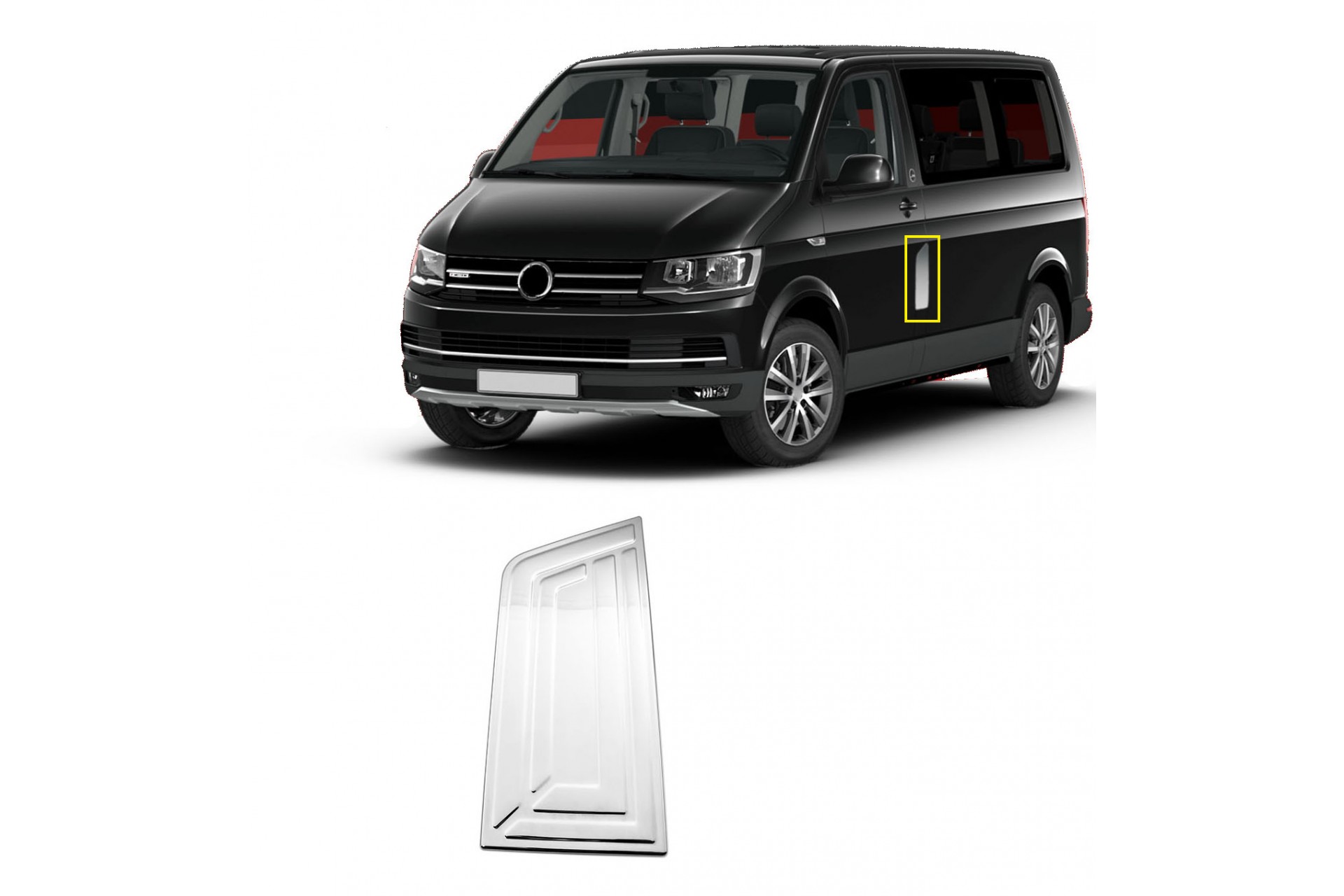 Εικόνα 1 από 1 — ΑΠΑ ΒΕΝΖΙΝΗΣ ΧΡΩΜΙΟ S-DIZAYN – 1 TEM. ΓΙΑ VW T6 TRANSPORTER VAN 2015+