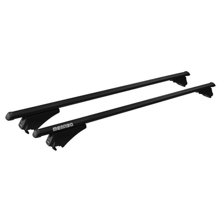 Εικόνα 1 από 9 — MENABO ΜΠΑΡΕΣ ΟΡΟΦΗΣ ΑΛΟΥΜΙΝΙΟΥ TIGER XL Black 131.5 cm ΣΕ ΜΑΥΡΟ ΧΡΩΜΑ ΓΙΑ Chery Tiggo 8 09/2024 >  5πορτο / SUV ΜΕ  FLUSH RAILS – 2 ΤΕΜ. (8600/MB)