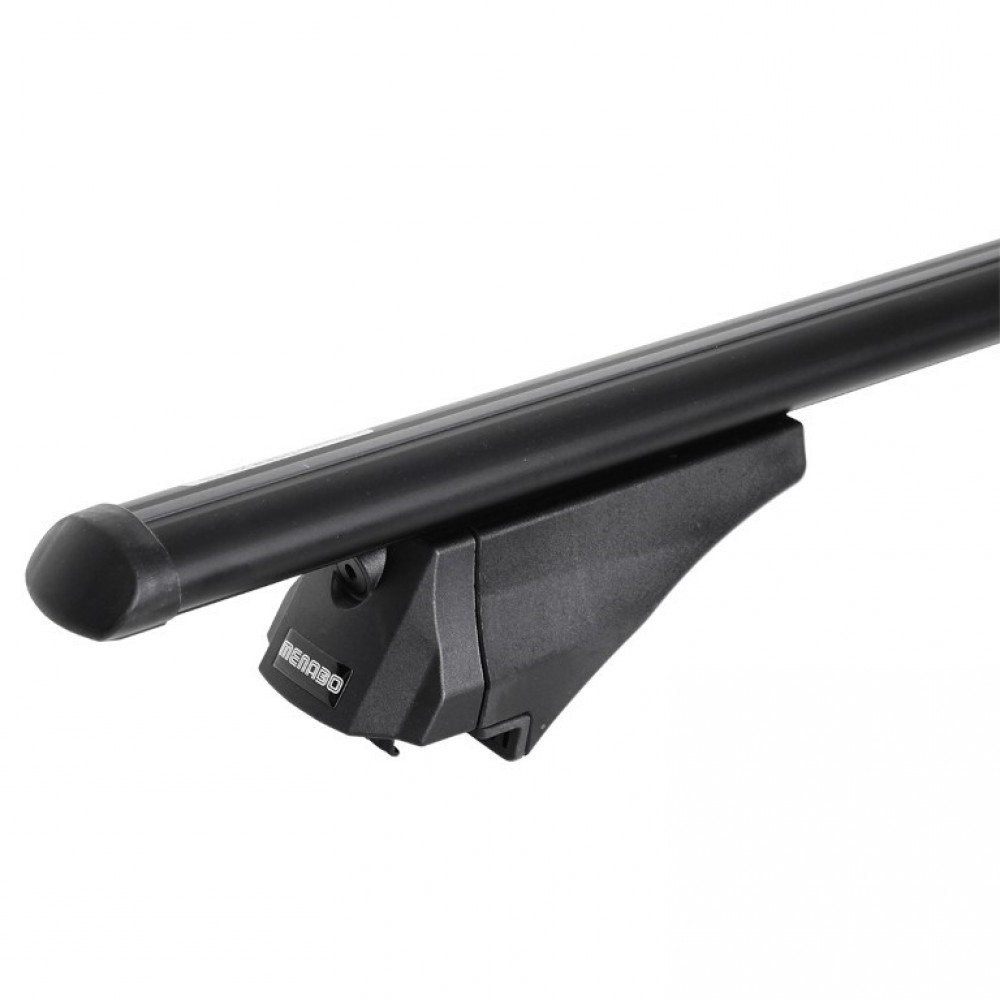 Εικόνα 4 από 8 — MENABO ΜΠΑΡΕΣ ΟΡΟΦΗΣ ΑΛΟΥΜΙΝΙΟΥ TIGER BLACK 118.5 cm ΣΕ ΜΑΥΡΟ ΧΡΩΜΑ ΓΙΑ Chery Kaiyi X3 5 doors 2022> ΜΕ FLUSH ή RAISED RAILS – 2 ΤΕΜ. (8590/MB)