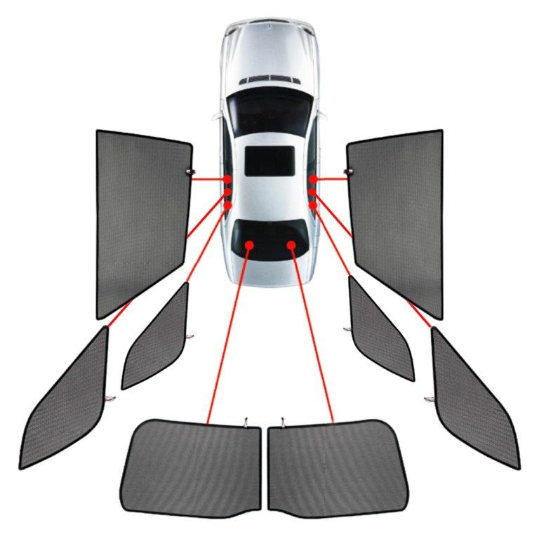 Εικόνα 1 από 10 — CarShades – ΚΟΥΡΤΙΝΑΚΙΑ  CAR SHADES ΓΙΑ MERCEDES A-CLASS W168 5D 97-04 – 8 ΤΕΜ. (PVC.MB-A-5-A)