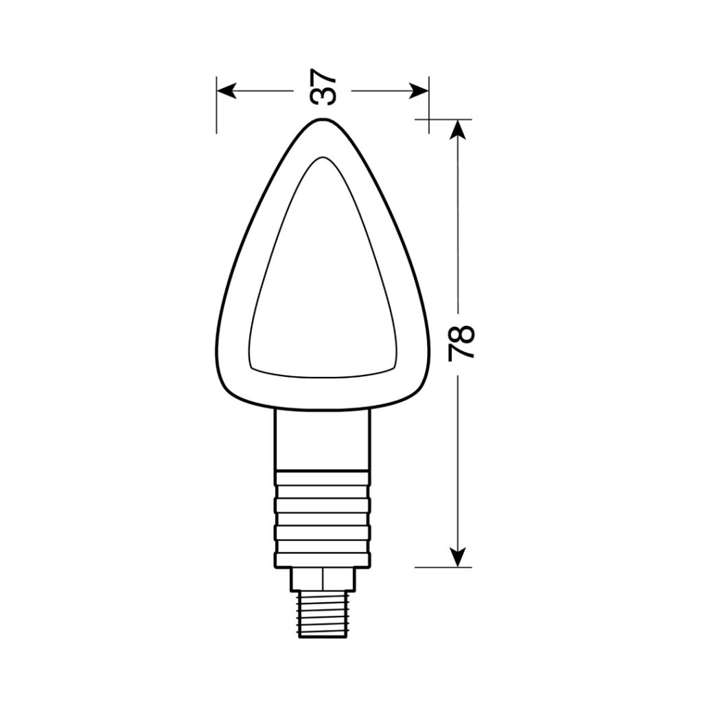 Εικόνα 1 από 2 — ΦΛΑΣ ΜΗΧΑΝΗΣ FOCAL 12V 21W (78x37mm) ΜΑΥΡΑ -2 ΤΕΜ.