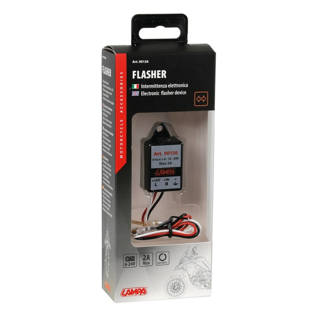 Εικόνα 4 από 4 — ΗΛΕΚΤΡΟΝΙΚΟ ΦΛΑΣΕΡ (FLASHER)  ΓΙΑ LED 6-12-24 V max 2A