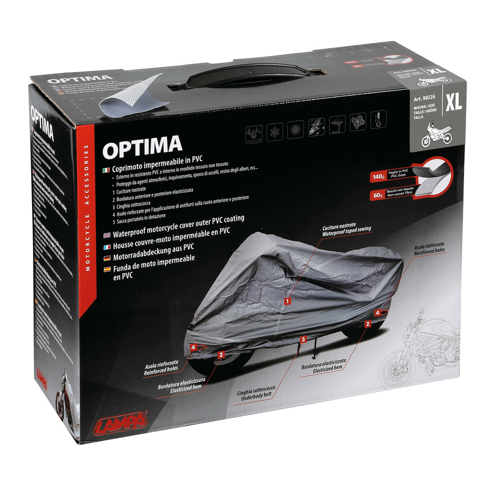 Εικόνα 5 από 5 — Κουκούλα μοτοσυκλέτας Optima (XL) 246x104x127cm