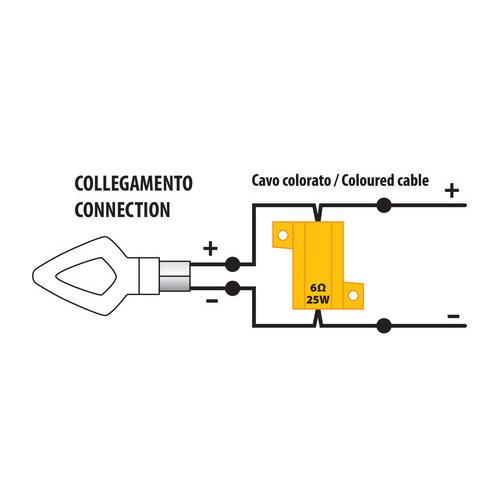 Εικόνα 3 από 4 — ΑΝΤΙΣΤΑΣΕΙΣ MOTO 12V 6 OHM 25W (CANCELLER) ΤΑΧΕΙΑΣ ΑΠΕΛΕΥΘΕΡΩΣΗΣ 2ΤΕΜ.