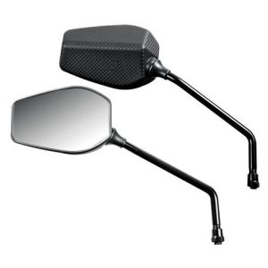 ΚΑΘΡΕΠΤΕΣ ΜΟΤΟ FENDER M10x1,25 ΜΑΥΡΟΙ/CARBON 2 ΤΕΜ.