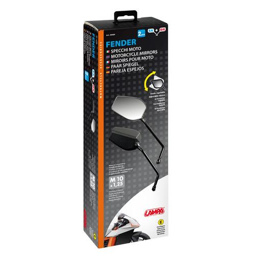 Εικόνα 4 από 4 — ΚΑΘΡΕΠΤΕΣ ΜΟΤΟ FENDER M10x1,25 ΜΑΥΡΟΙ/CARBON 2 ΤΕΜ.