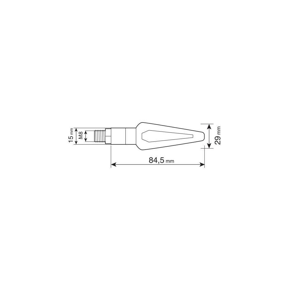 Εικόνα 3 από 4 — ΦΛΑΣ MOTO NICON HALO ΜΑΥΡΑ 12V ΑΛΟΓΟΝΟΥ 10W 84,5x29mm 2ΤΕΜ.